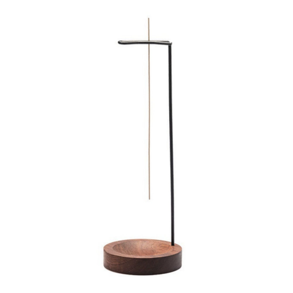 Wooden Incense Burner with Metal Holder Mocha Noir