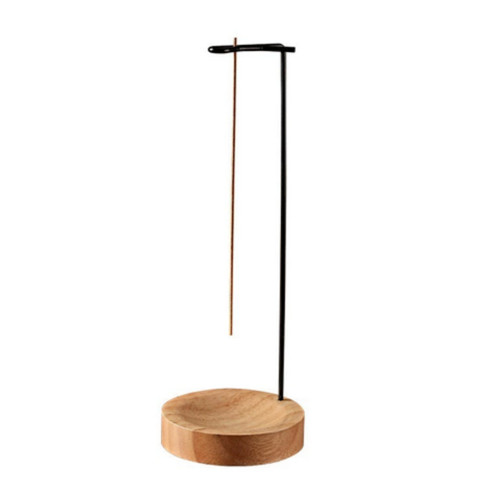 Wooden Incense Burner with Metal Holder Blondwood Night