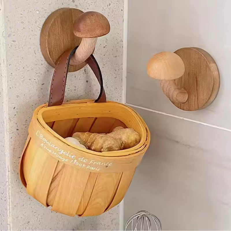 Mushroom Grove Wall Hooks – Set of 4