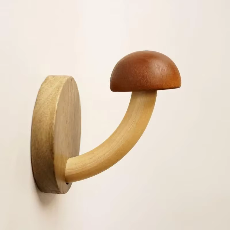 Mushroom Grove Wall Hooks – Set of 4