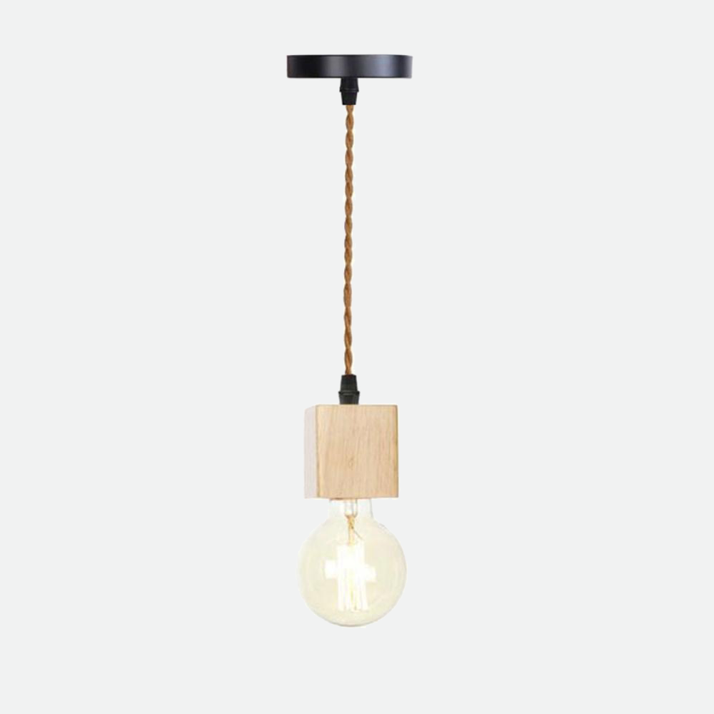 Woodie Single Pendant Light Socket