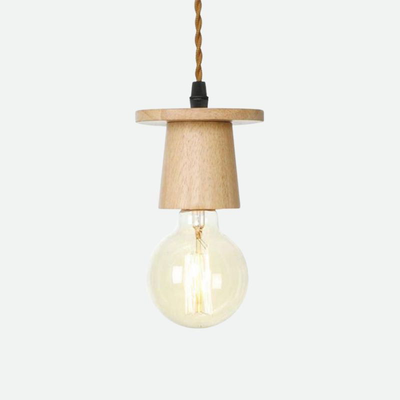Woodie Single Pendant Light Socket
