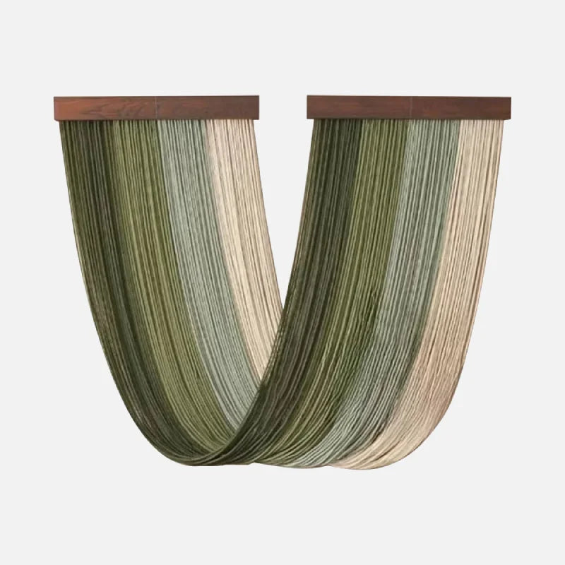 Woven Cascade Wall Hanging Green