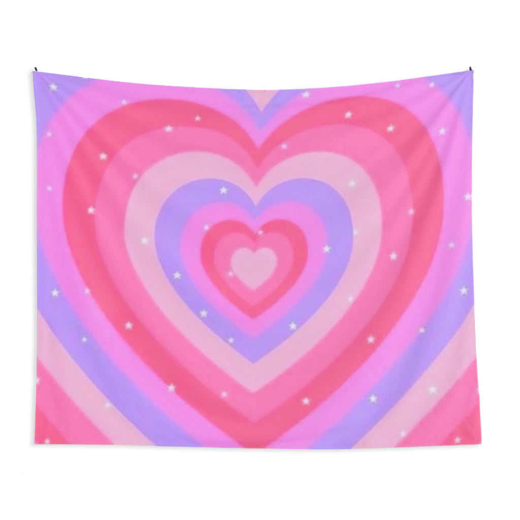 Y2K Heart Tapestry