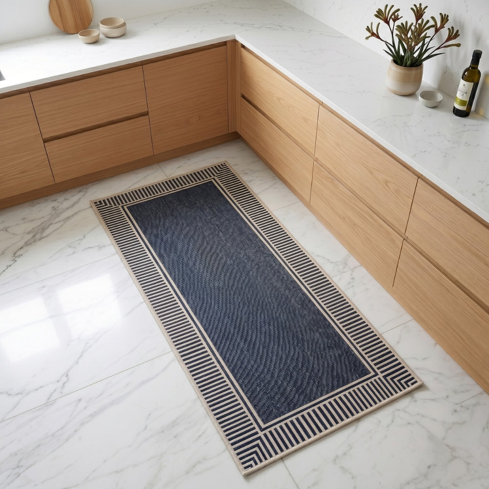 Zebra Stripe Soft Kitchen Runner Mat