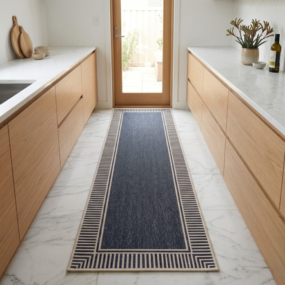 Zebra Stripe Soft Kitchen Runner Mat