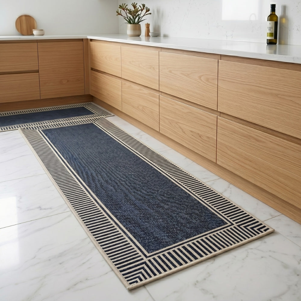 Zebra Stripe Soft Kitchen Runner Mat
