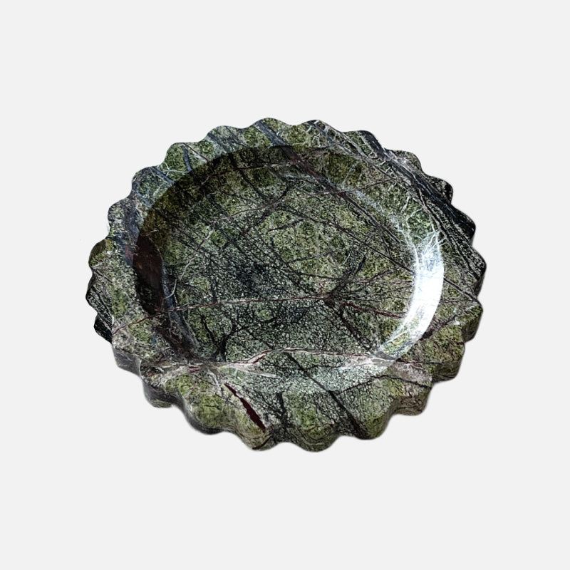 Zelta Marble & Stone Tray Green Marble