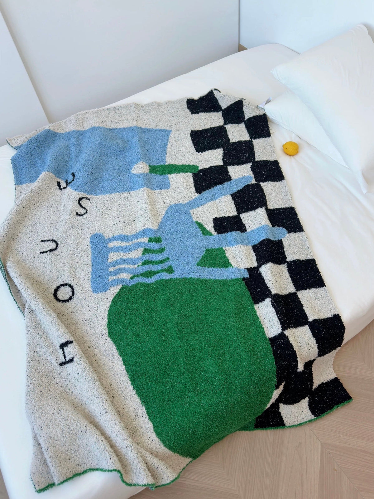 Abstract Chair Throw Blanket