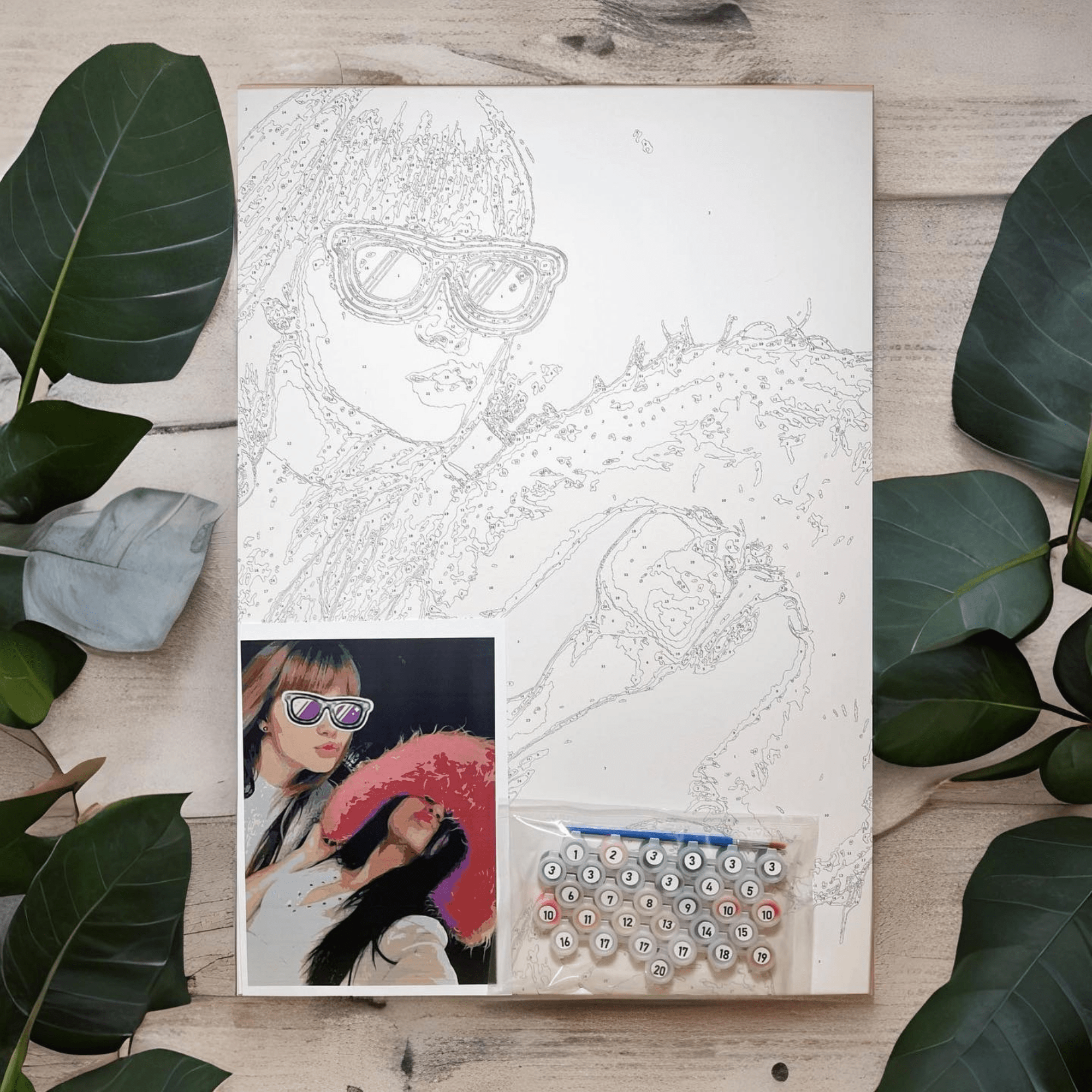 Personalized Custom Paint by Number Kit