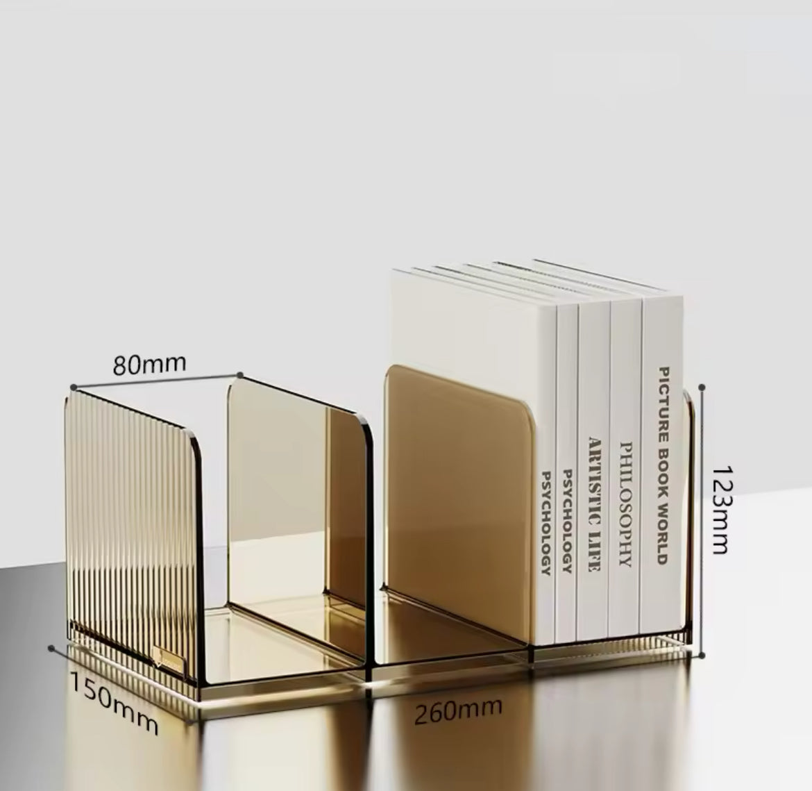Transparent Book Stand Yellow