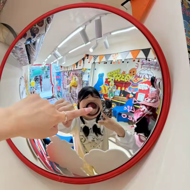 Wide-Angle Convex Wall Mirror