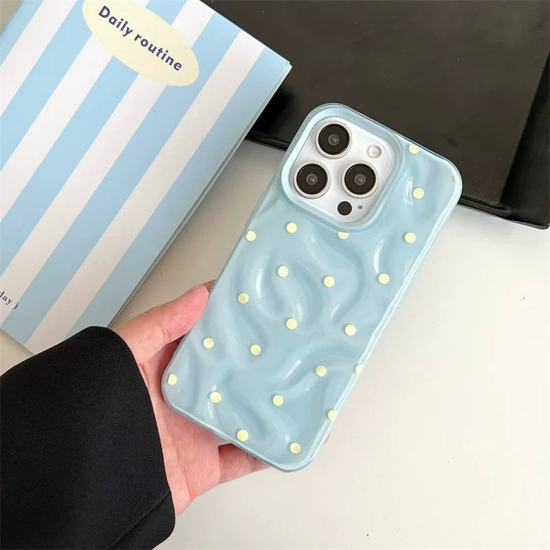 Glossy Polka Dot iPhone Case