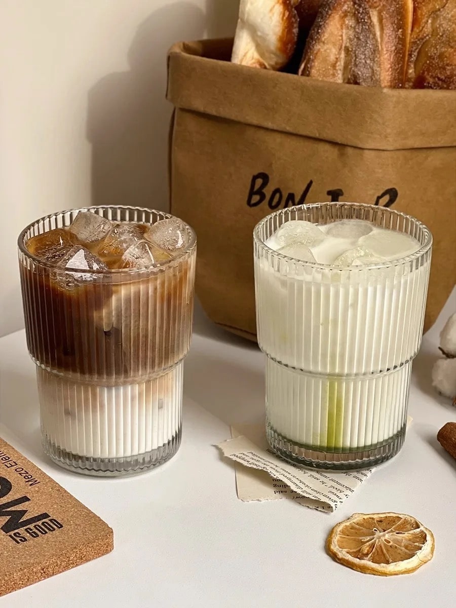 Riffle Coffee Glass Cup
