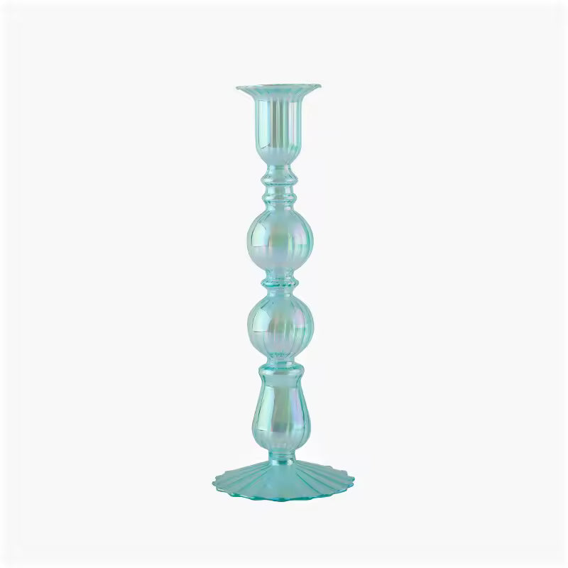 Groovy Glass Taper Candle Holders C