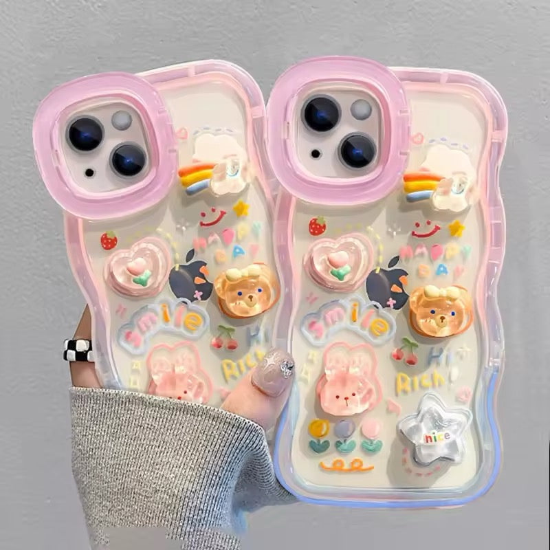 Kawaii Rainbow iPhone Case
