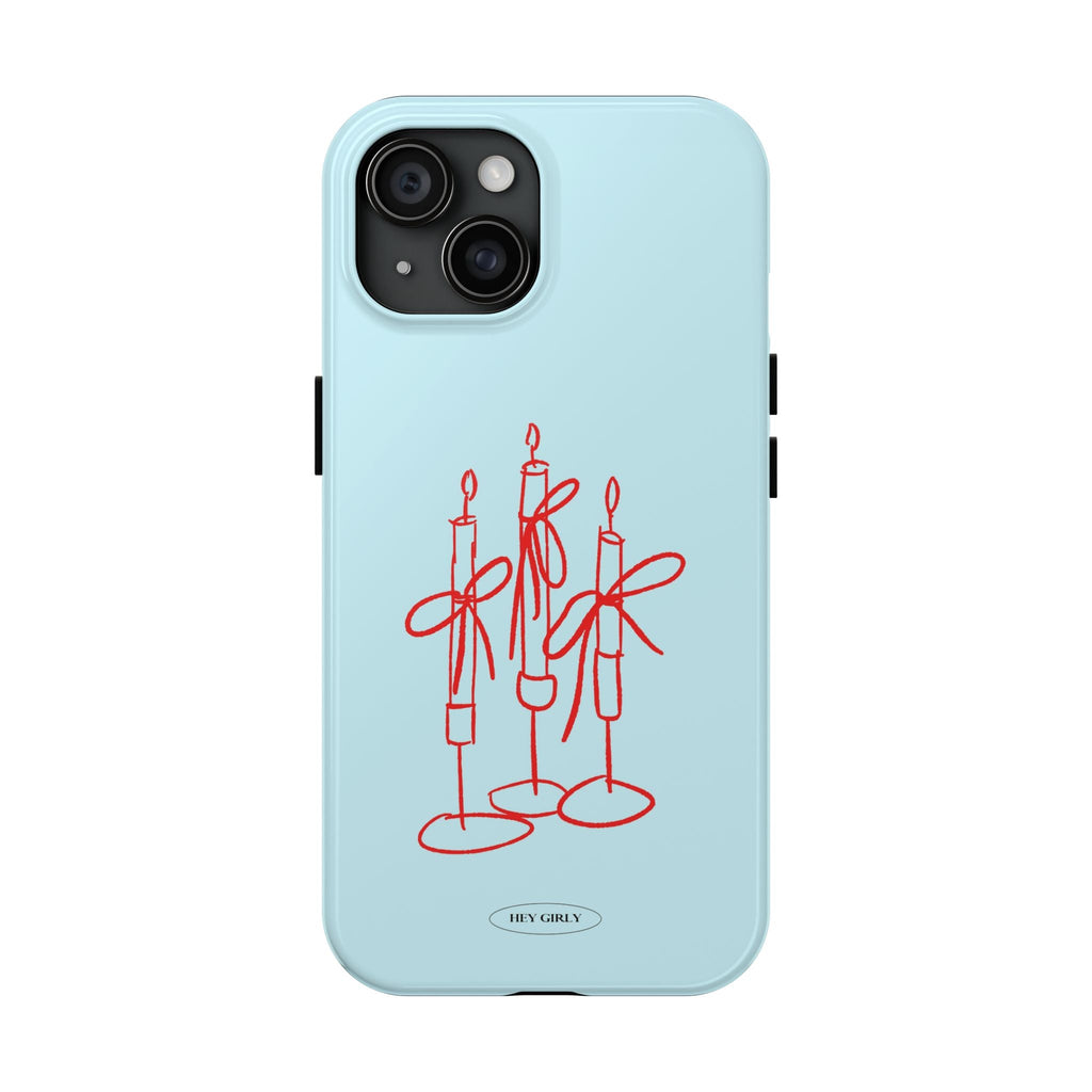 Blue Candle iPhone Case