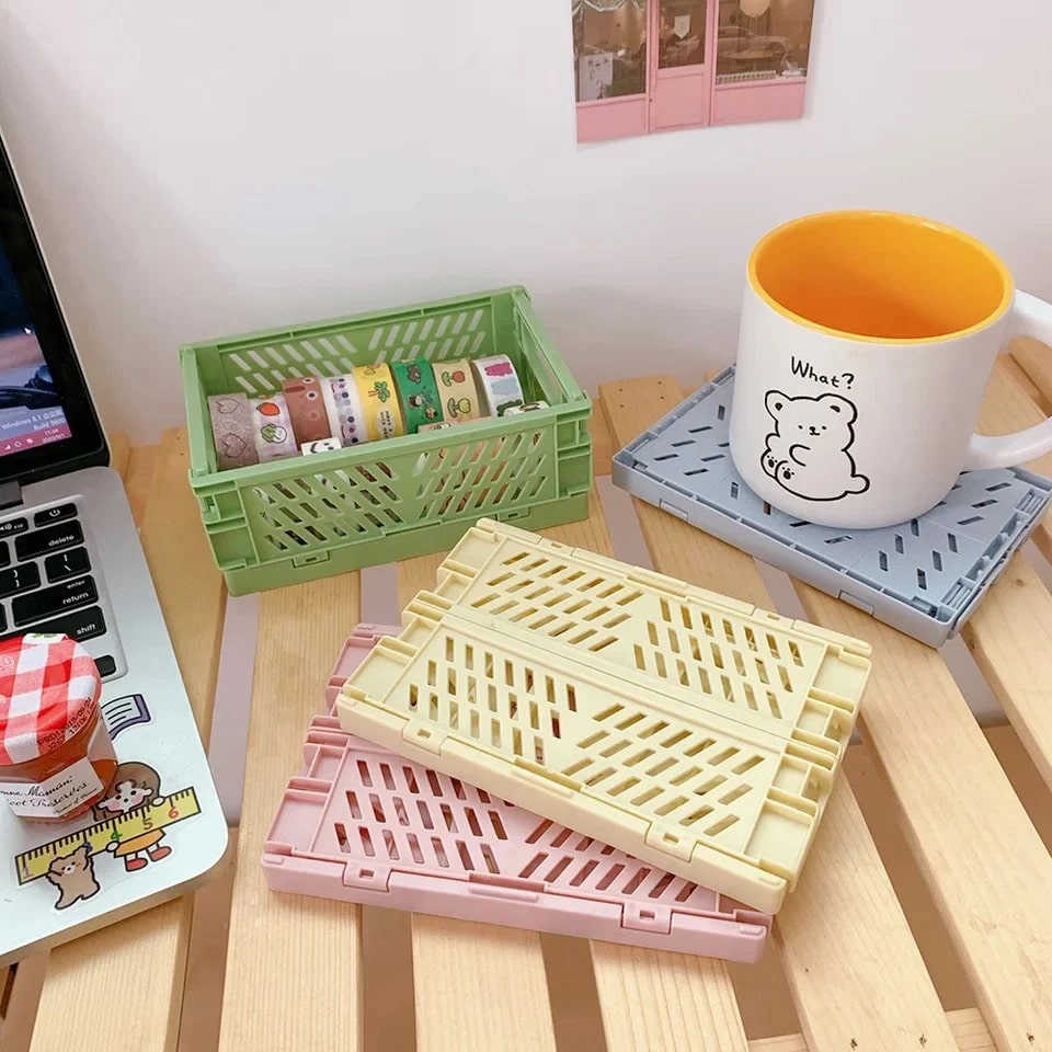Pastel Storage Crates