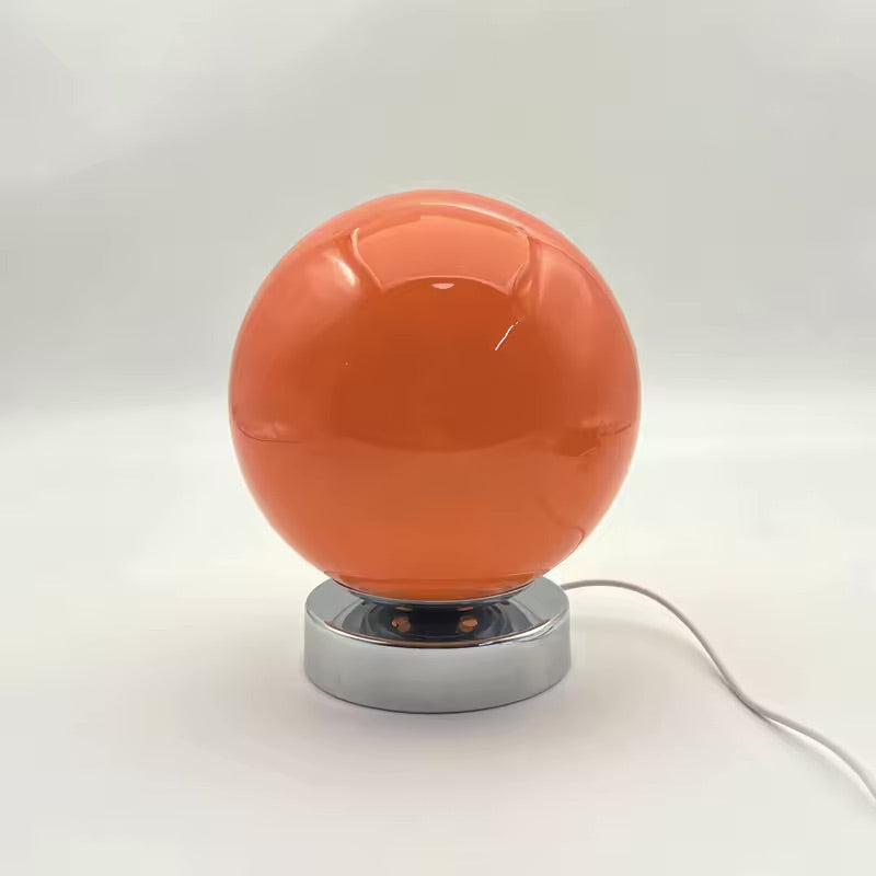 Space Age Glass Globe Lamp