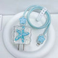 Starfish Crystal USB Cable Protector