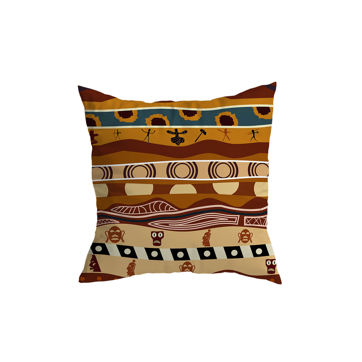 African Pattern Cushion Covers Village