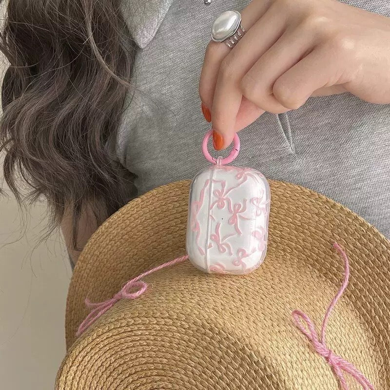 Pink Bow AirPods Case