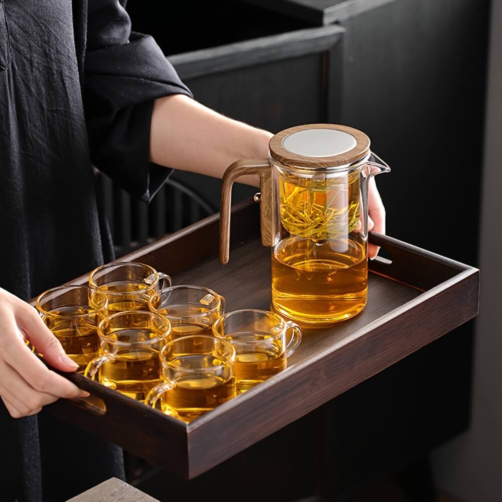 Ecoinfuse Glass Magnetic Tea Pot