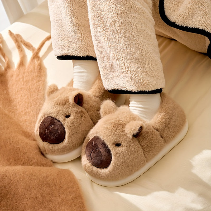 Women Cozy Capybara Slippers