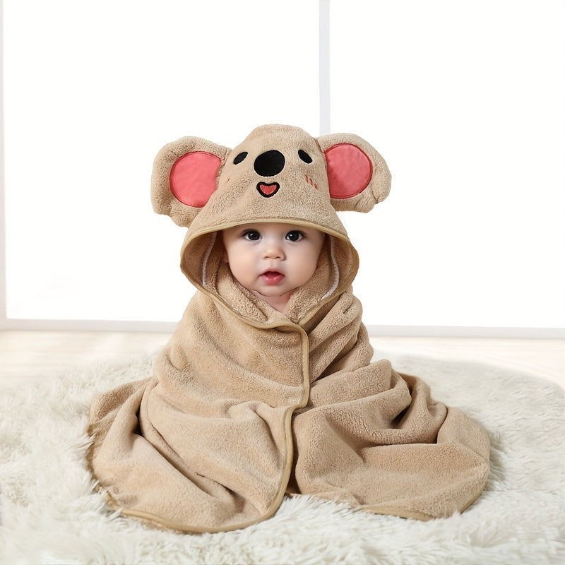Hoodini Baby Towels Brown Koala