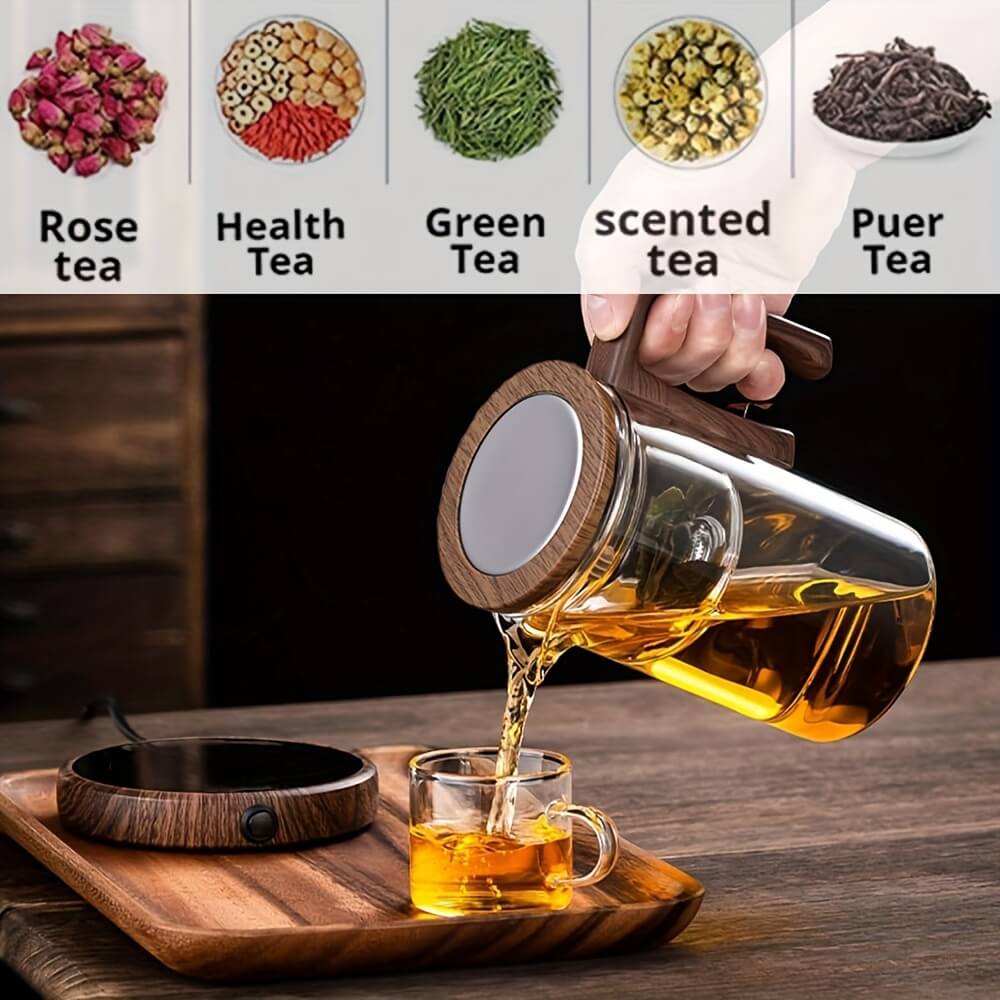 Ecoinfuse Glass Magnetic Tea Pot