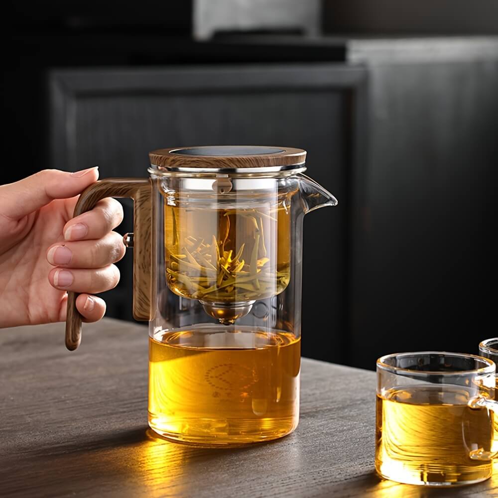 Ecoinfuse Glass Magnetic Tea Pot