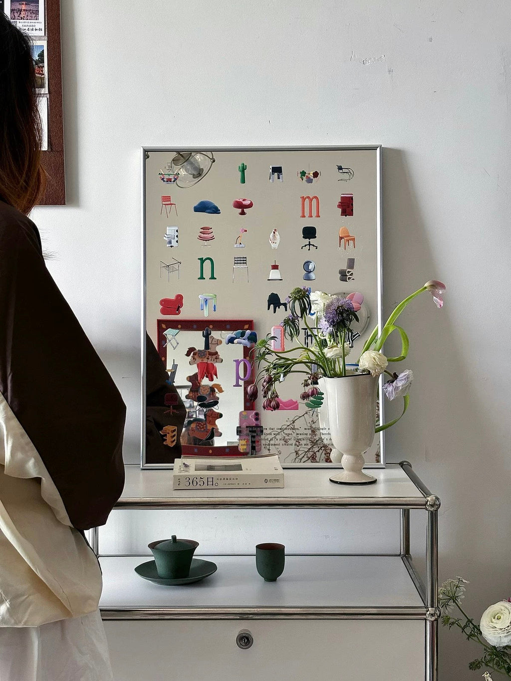Chair Print Wall Mirror