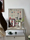 Chair Print Wall Mirror