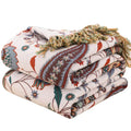 Amira Reversible Soft Cotton Throw Blanket