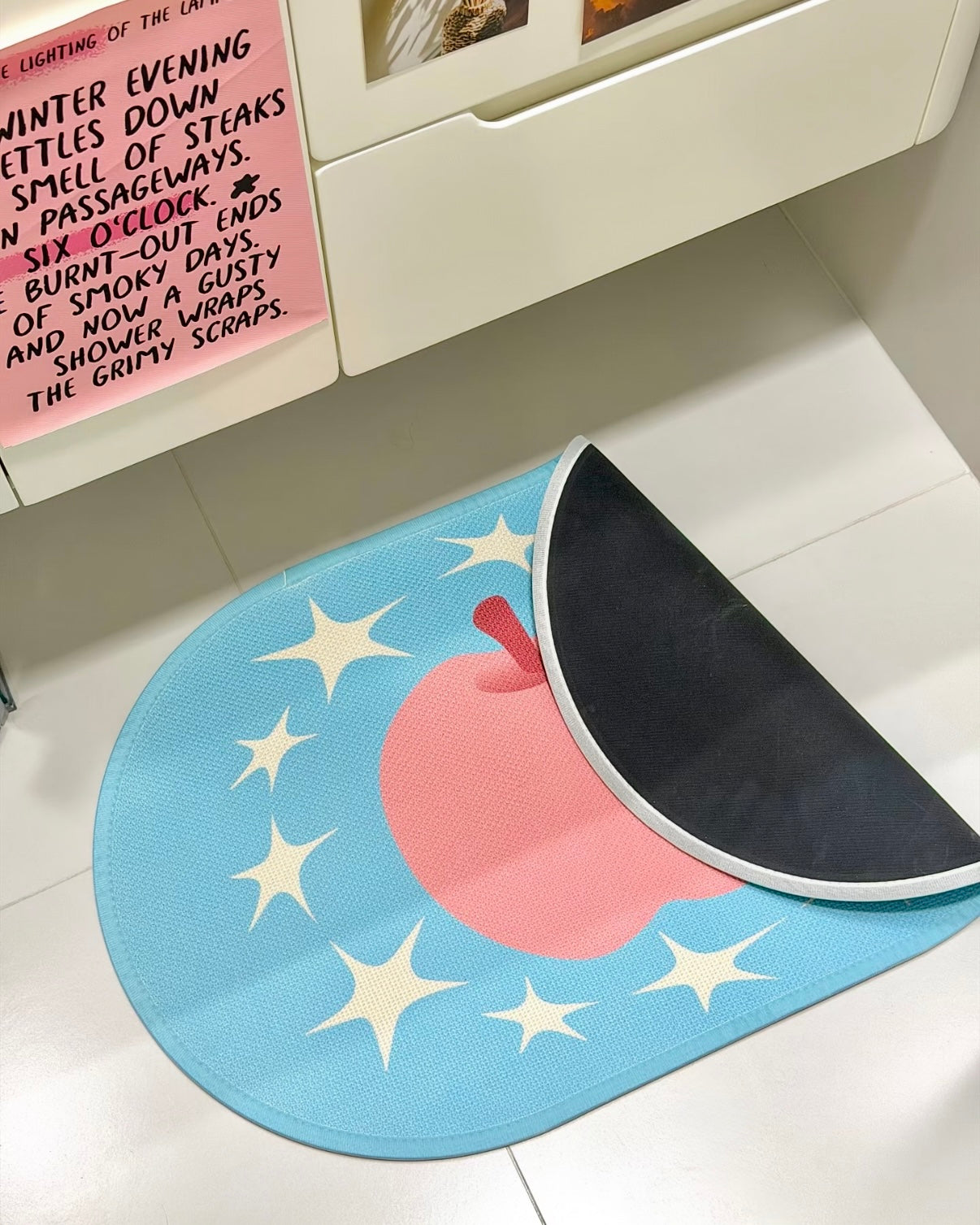 Pastel Apple Bath Mat