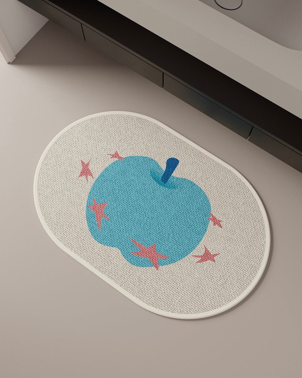 Pastel Apple Bath Mat