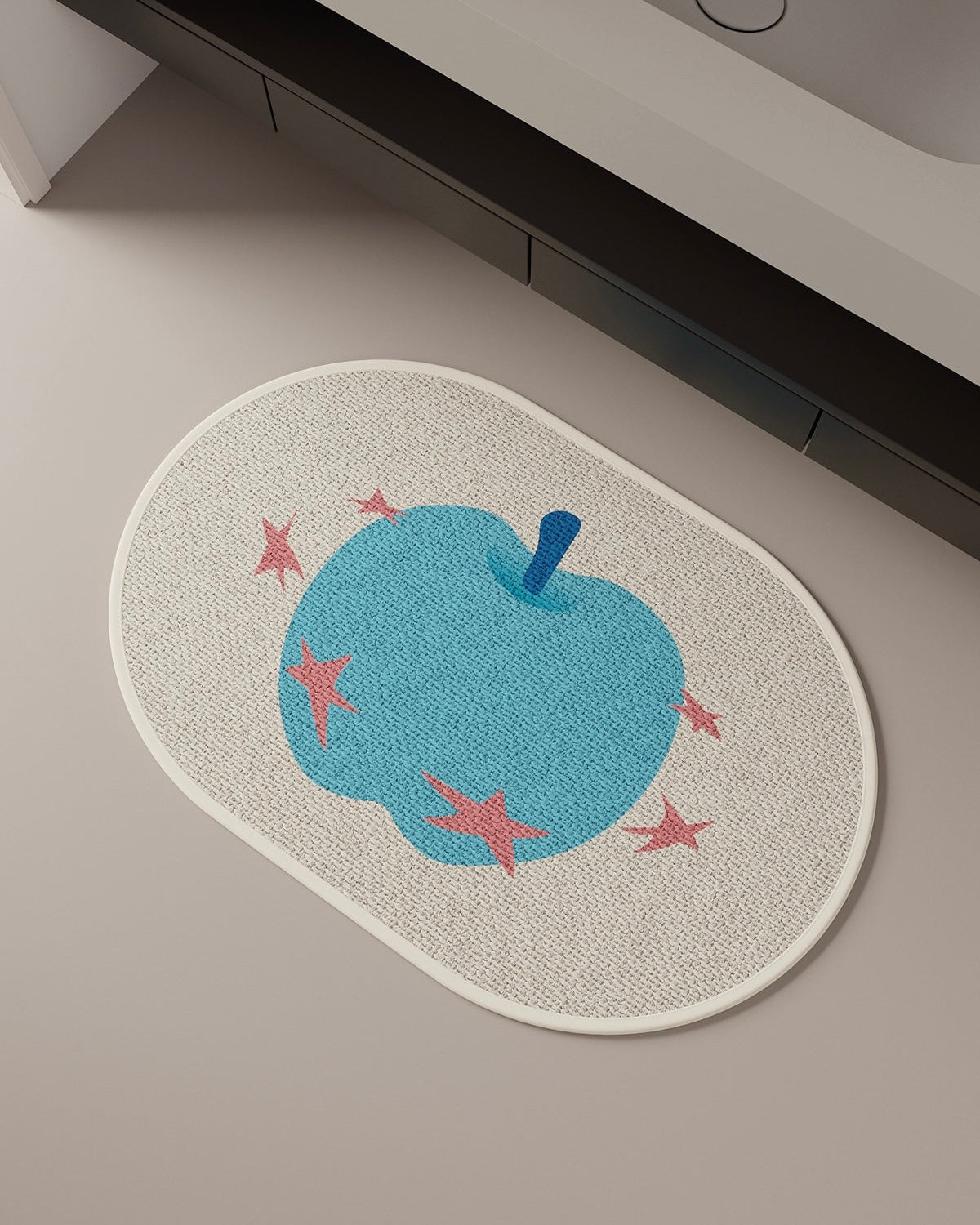 Pastel Apple Bath Mat