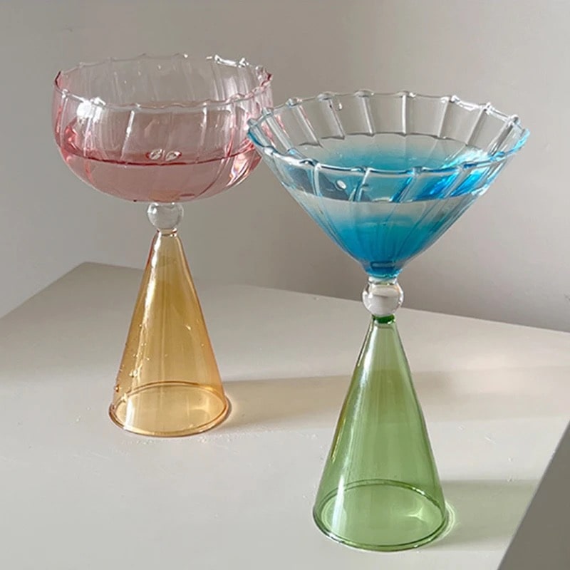 Colorful Cocktail Glass