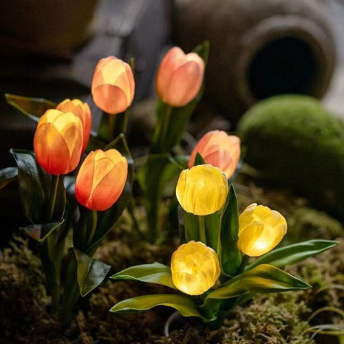 Artificial Tulip Flower Night Light Ambient Lamp