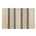 Asher Woven Texture Stripe Bath Rug