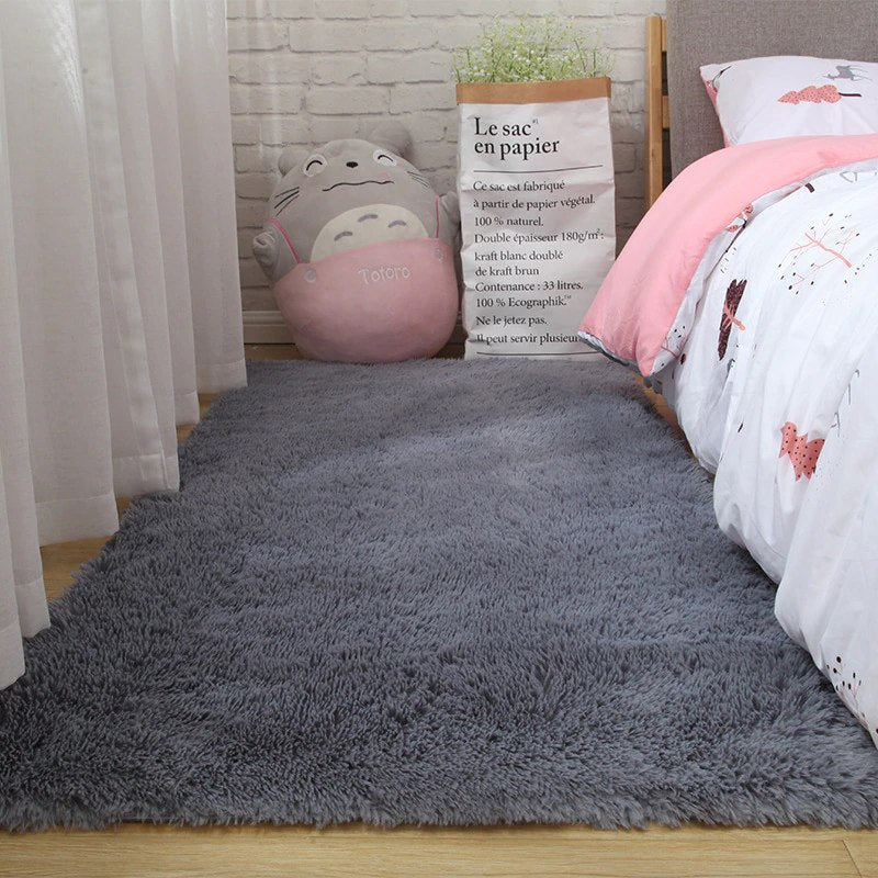 Aesthetic Room Rug Gray