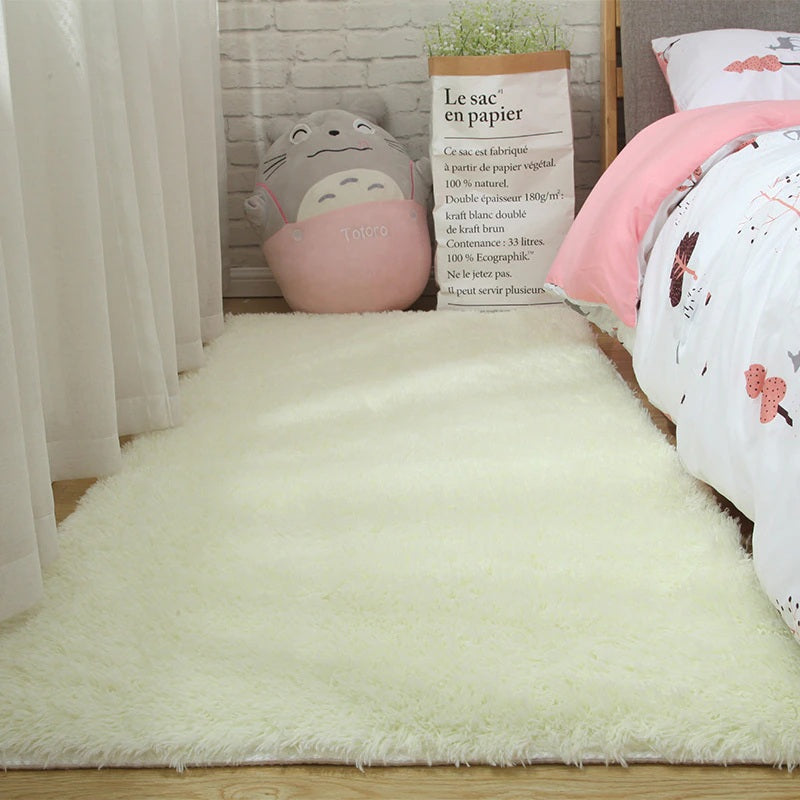 Aesthetic Room Rug Creamy White