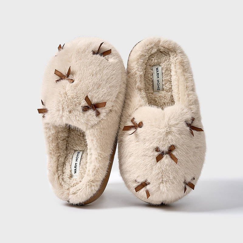 Women's Fuzzy House Slippers