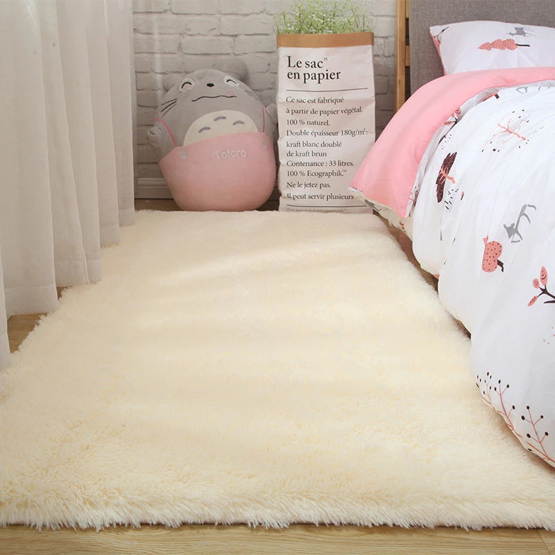 Aesthetic Room Rug Beige