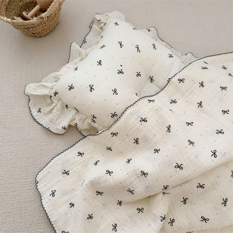 Cotton Muslin Baby Blanket Set – Floral Print Collection