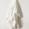 Muslin Swaddle Blanket with Ruffle 35"x35"
