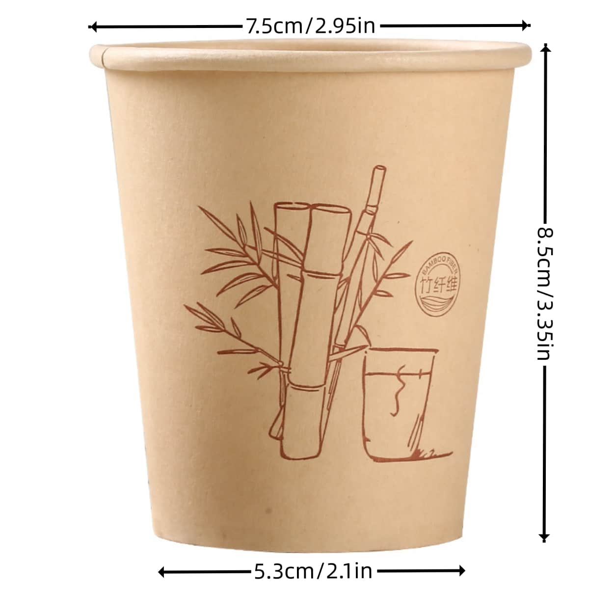 Eco-Friendly Bamboo Fiber Paper Cups