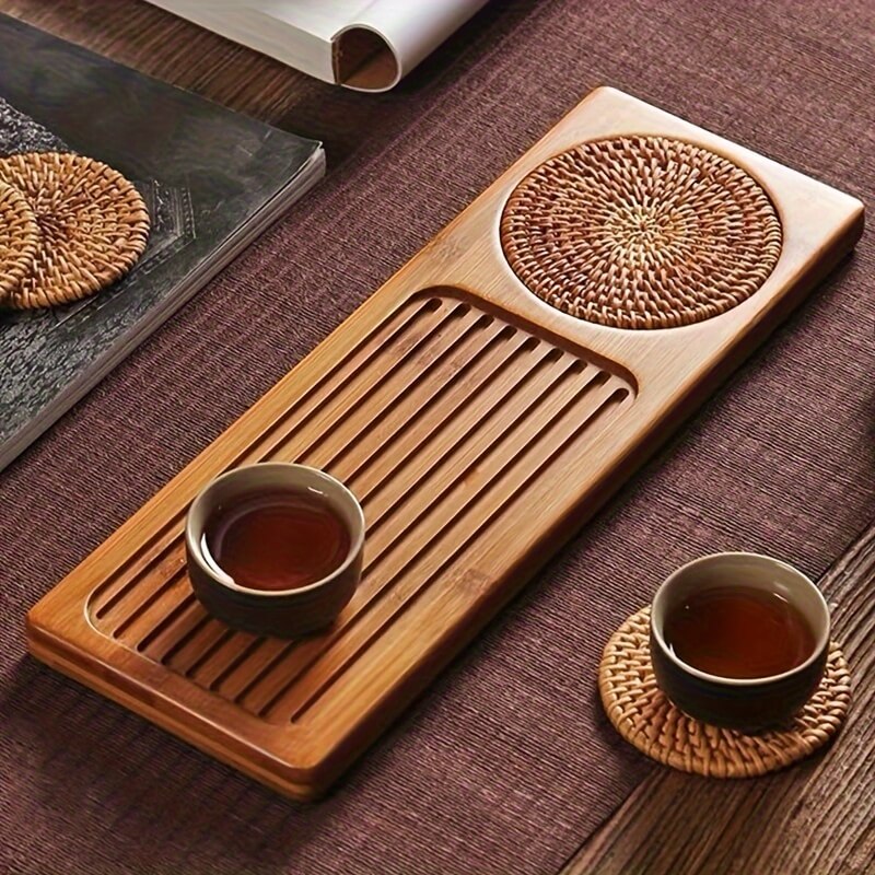Bamboo Tea Tray – Gongfu Style Ritual Board