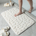 Cobblestone Quick-Dry Coral Bath Mat