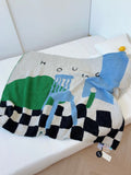 Abstract Chair Throw Blanket